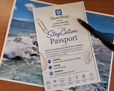 StayCation Passport vacation dreams