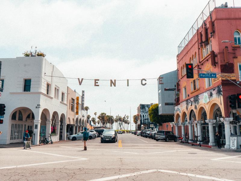 Venice Street in Los Angeles